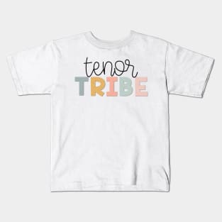 Tenor Tribe Muted Pastels Kids T-Shirt